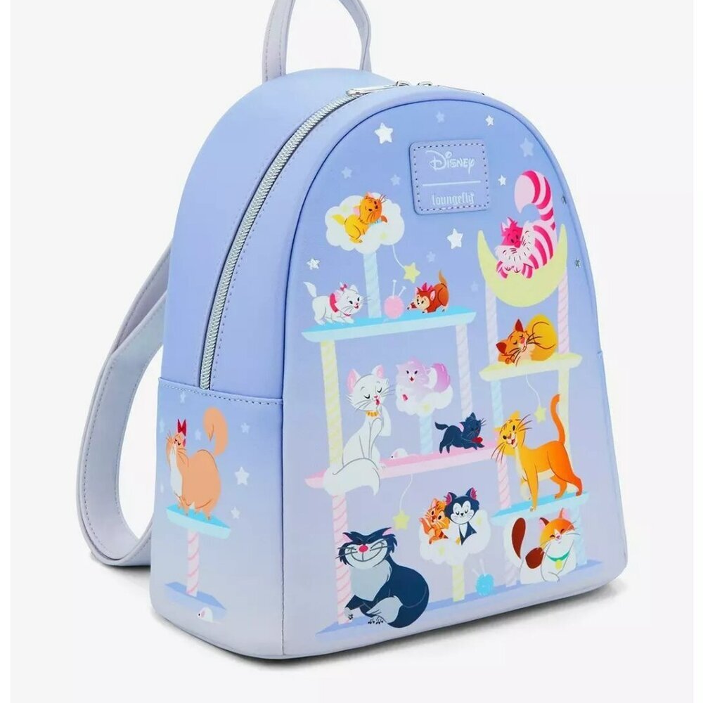 Loungefly Disney Cats Starry Night Mini Backpack NWT​ - Picture 2 of 4